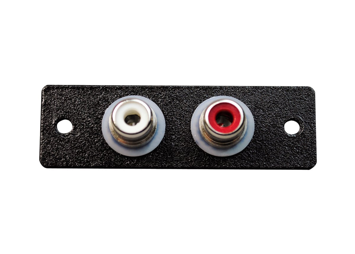 1PBLACKTWO RCA SOLDER
