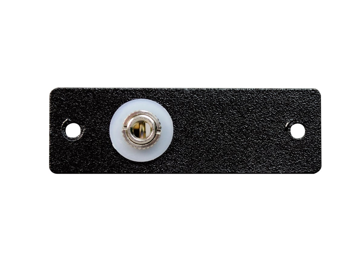 3.5 mm AV Stereo Connector; Mini Jack to Solder Tab Connection, Metal, Black