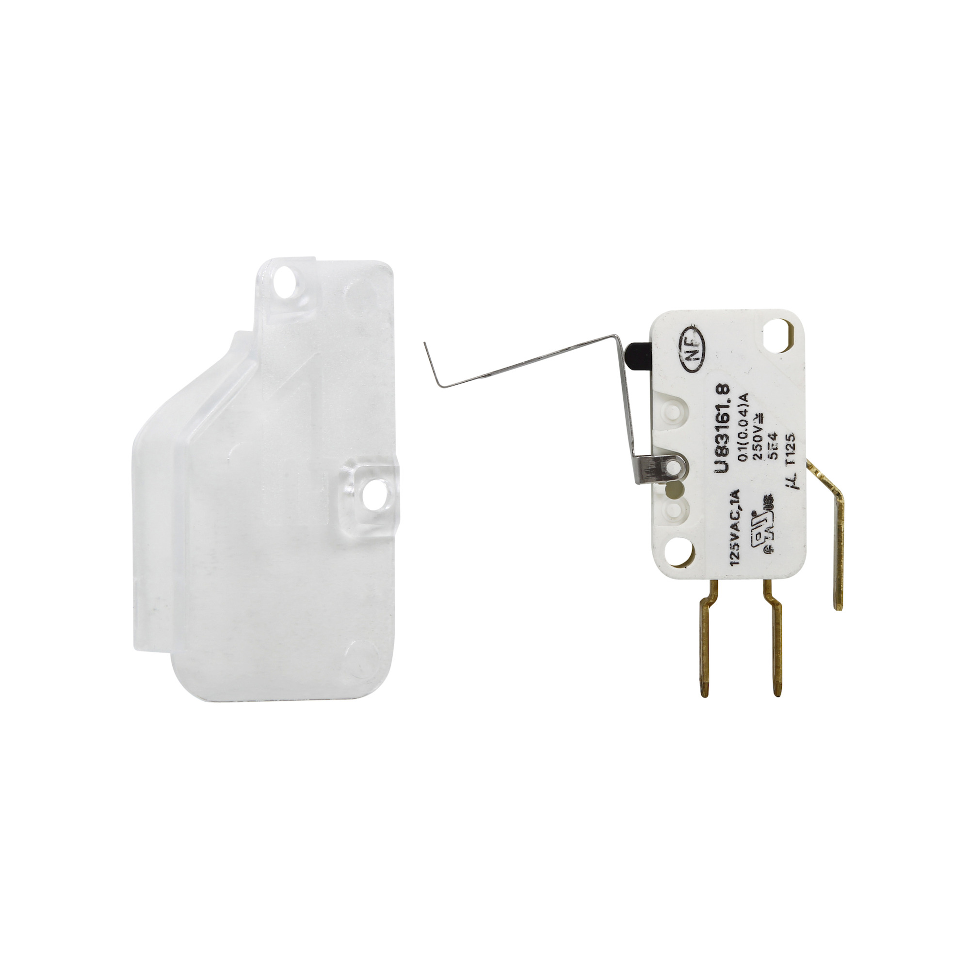 Eaton Bussmann series BAC auxiliary contact, auxiliary contact, 125 Vac, 1 A, 1NC contact, 1NC contact, 1NO
