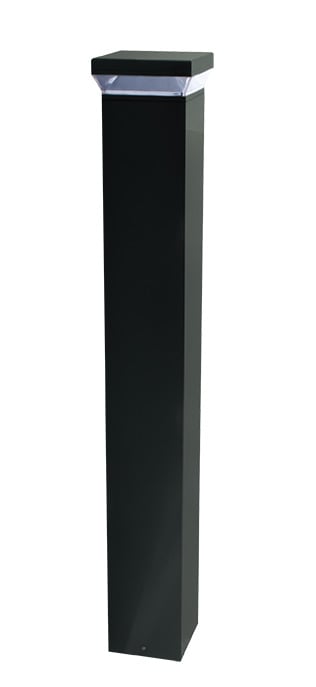 LED SQUARE BOLLARD 42" 12W NEUT