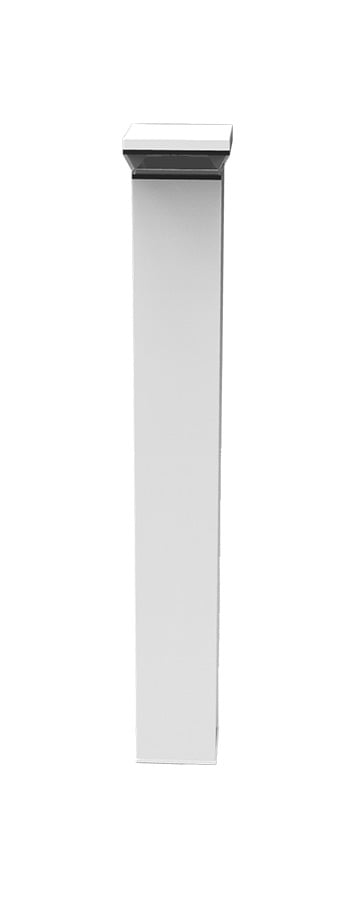 LED SQUARE BOLLARD 42" 24W 4K WH