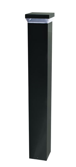 LED SQUARE BOLLARD 42" 24W 3K BZ