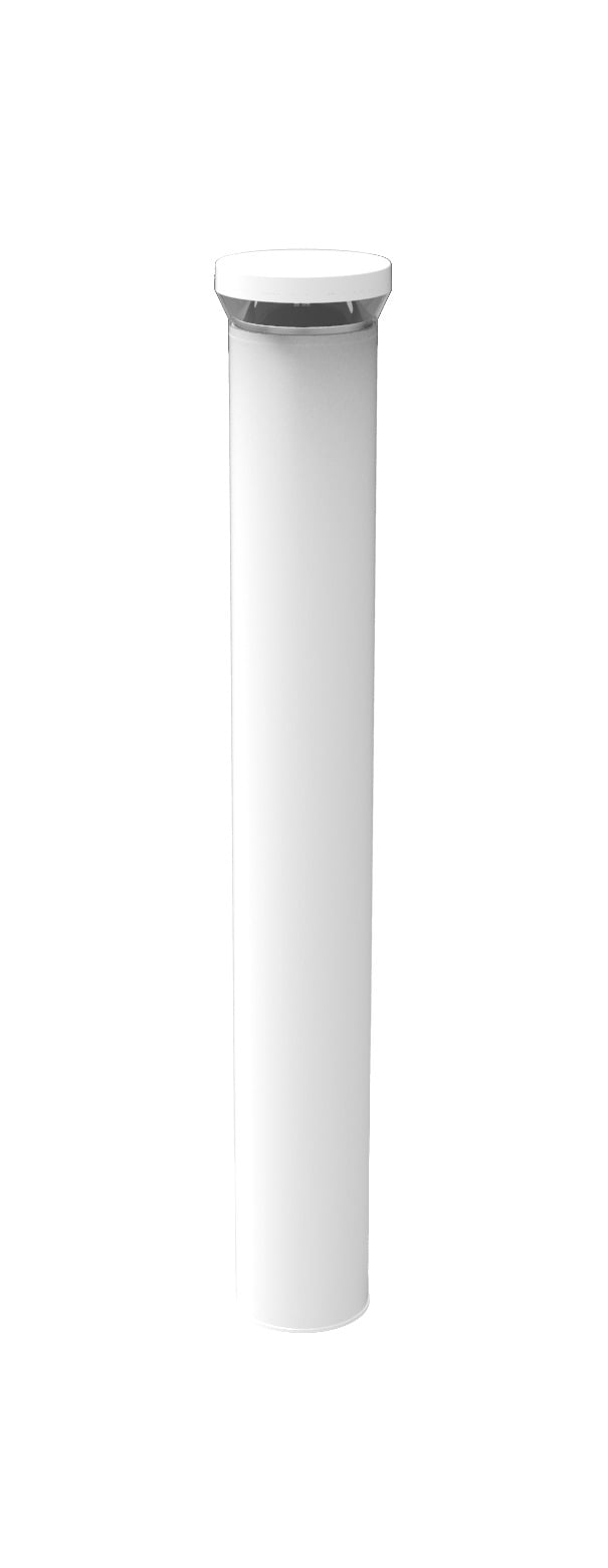 LED ROUND BOLLARD 42" 18W NEUT. WH