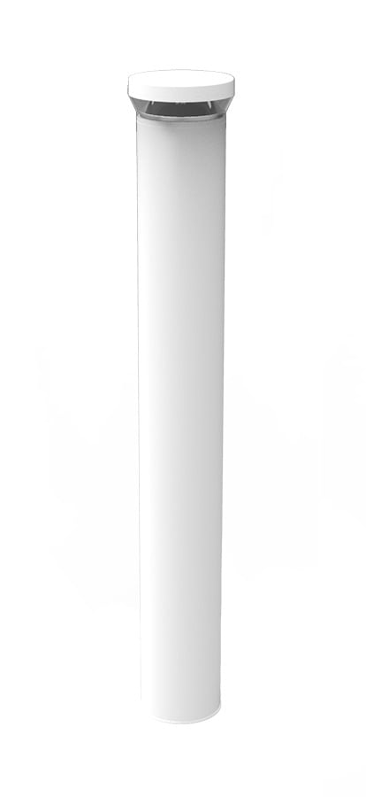 LED ROUND BOLLARD 42" 24W COOL WH