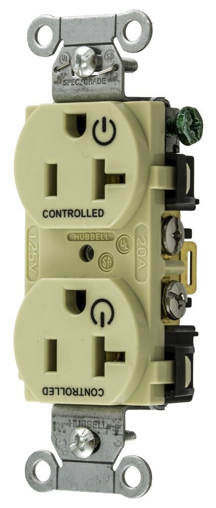2/2 CONTROLLED 20A 125V, B/S, DUP, IV