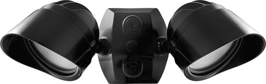 Bullet Flood, Kit 2 X 12W, LED, 4000k, 120V with Cu4 & Hood, Black