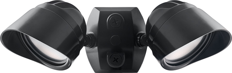 Bullet Flood, Kit 2 X 12W, LED, 3000k, 120V with Cu4 & Hood, Bronze