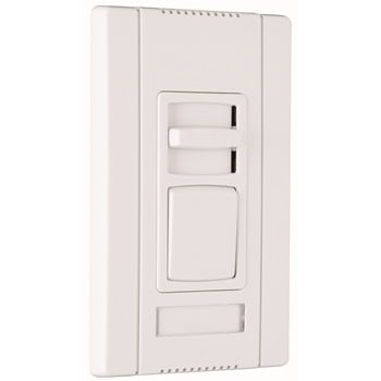 Titan Series LED 4-Wire Single-Pole/3-Way Preset Dimmer, White CD4FBL3PW