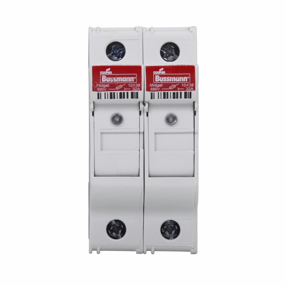 Eaton Bussmann series CHM modular fuse holder, 600 Vac, 1000 Vdc, 30A, Modular fuse holder, Two-pole, 200kA - CHM2DCIU