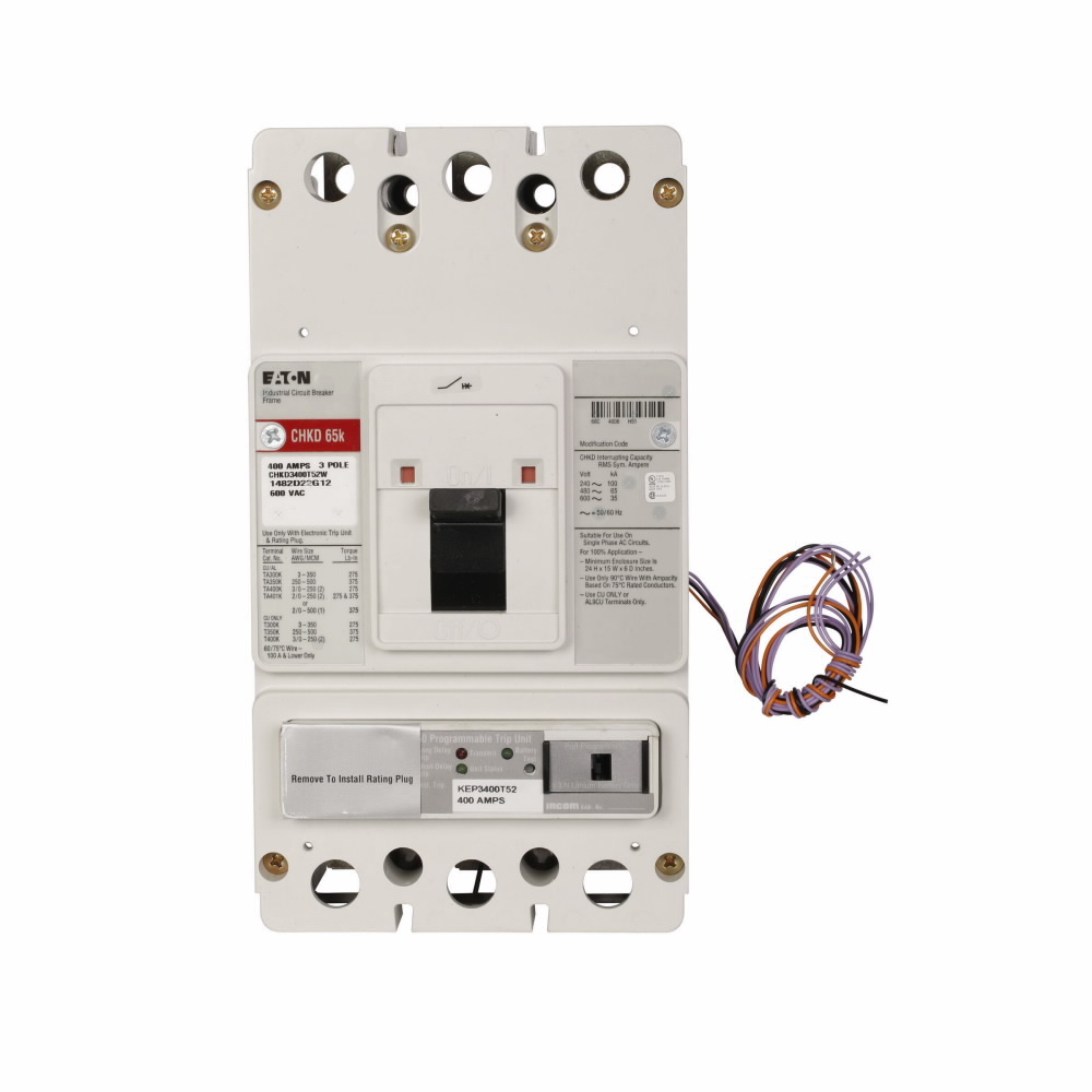 Series C, K-frame Molded Case Circuit Breaker, Three-pole, 35 kAIC, 250A, 600 Vac, 250 Vdc, reverse feed, 310+ electronic LSI