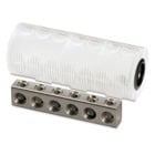 Insulated Aluminum Pedestal Connectors, wire range 12-350, outlets 6