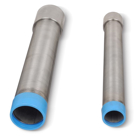 PVC Coated Conduit Pipe Size 1-1/4 Inch Type 316 Stainless Steel with Coupling