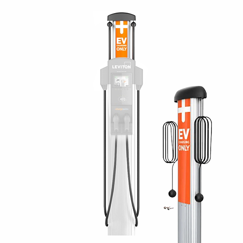 CPCBX Retractile Cord Management Assembly, NEMA 3R Enclosure, Level 2 Charge Type, For Use With Level 2 Public Use Charging Station