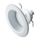 CR Series LED Downlight, Round Style, Power Rating: 12.5 WTT, Voltage Rating: 120 V, 60 HZ, Lamp Type: 625 LM 2700 K 80 CRI GU24 LED, Number Of Lamps: 1, Reflector Type: Aluminum, Socket Type: GU24, Mounting: Ceiling Recessed, 7-1/2 IN Length X 7-1/2 IN Width X 6-1/4 IN Height, Power Factor: Greater Than 0.9, Control: Dimming To 5 PCT, Efficacy: 50 LPW, Housing Size: 6 IN, C/US UL Listed, ENERGY STAR Qualified, Exceeds California Title-24 High Efficacy Luminaires Requirements, For Healthcare, Municipal, Residential, Restaurant And Hospitality, Auto Dealership, Commercial Offices