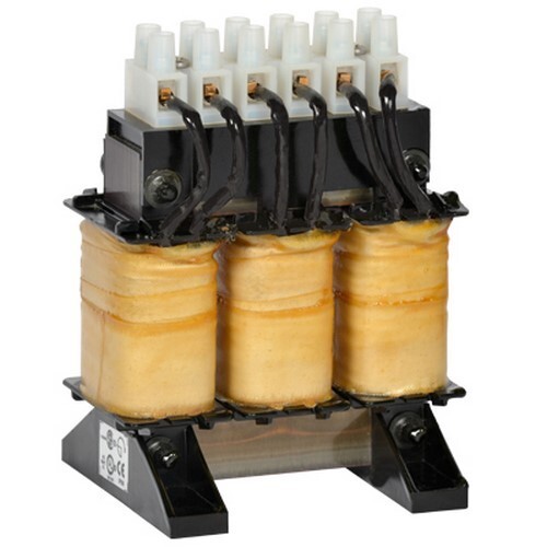 600V Class Iron Core Reactor, Core and Coil, 40 Amps, 0.55 Inductance, 60 Hz