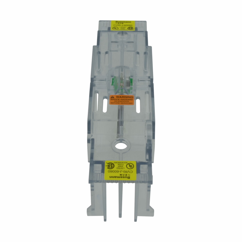 Eaton Bussmann series CVR fuse block cover, 60 A, Class J, With Indicator, 600 V