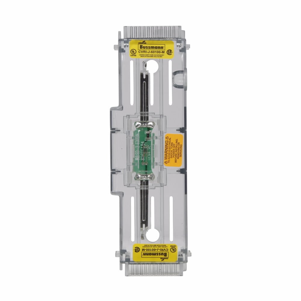 Eaton Bussmann series CVR fuse block cover, Modular fuse block cover, 100 A, Class J, With Indicator, 600 V