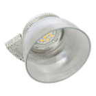 CXB Series LED High Bay Luminaire, Power Rating: 240 WTT, Voltage Rating: 120 - 277 V 50/60 HZ, Lamp Type: 80 CRI LED 24000 LM, Color: 5000 K, Control: 0 - 10 V, Size: 17.8 IN Width X 14.4 IN Height, Shape: Round, Average Life: 75000 HR, Mounting: Hook and Cord, C/US UL Listed, DLC Qualified, For grocery, gymnasium, industrial, retail and warehouse purpose