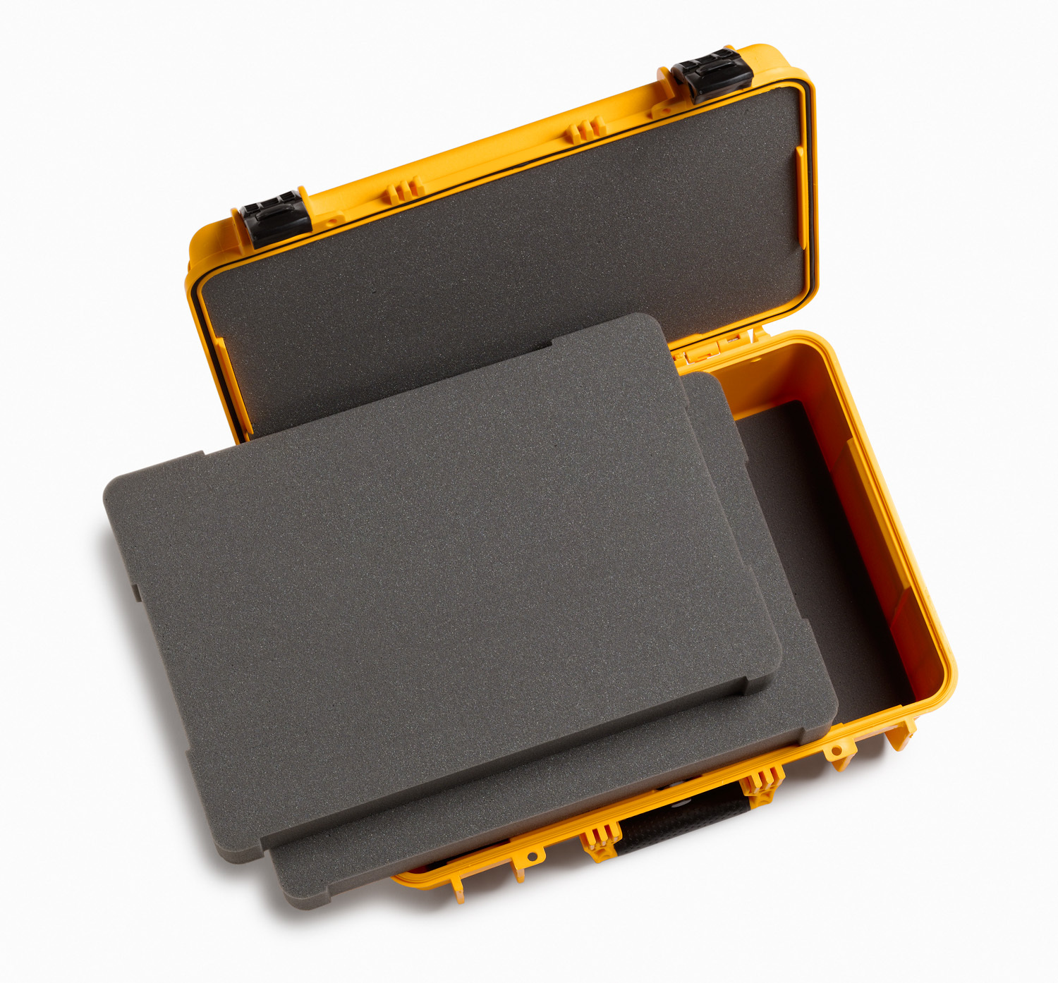 The is a rugged hard case that allows you to configure the diced foam interior to store, protect, and carry your all your Fluke test tools and accessories.