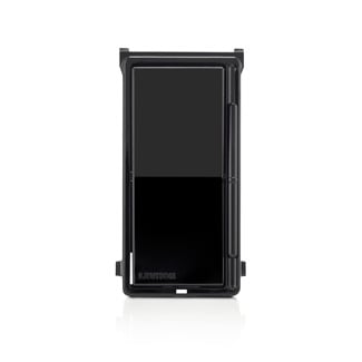 Decora Rocker Slide color change kit with locator light - Black