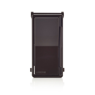 Decora Rocker Slide color change kit without locator light - Brown