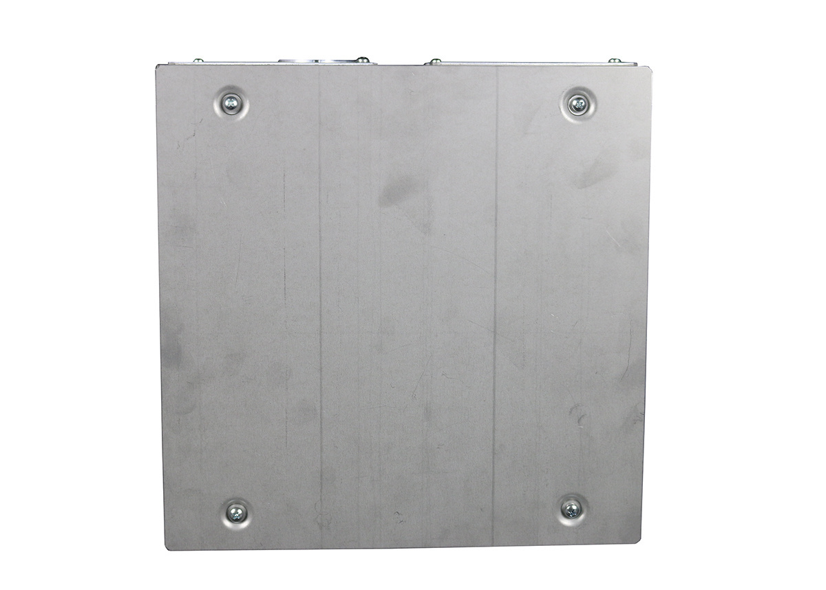 8-GANG RECESSED HINGED WALL BOX BK
