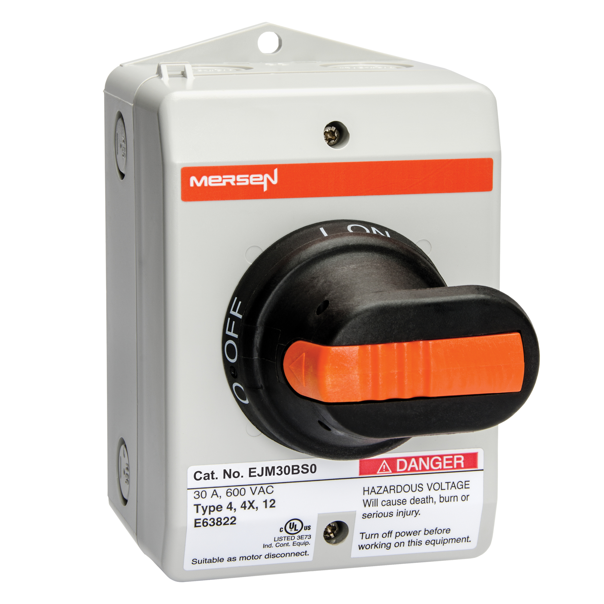 Enclosed Disconnect Switches 30A type NEMA 4X non-metallic