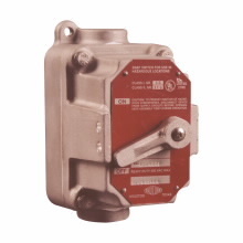 EPCS2211B Rectangular Snap Switch Control Station, 120 VAC, 20 A