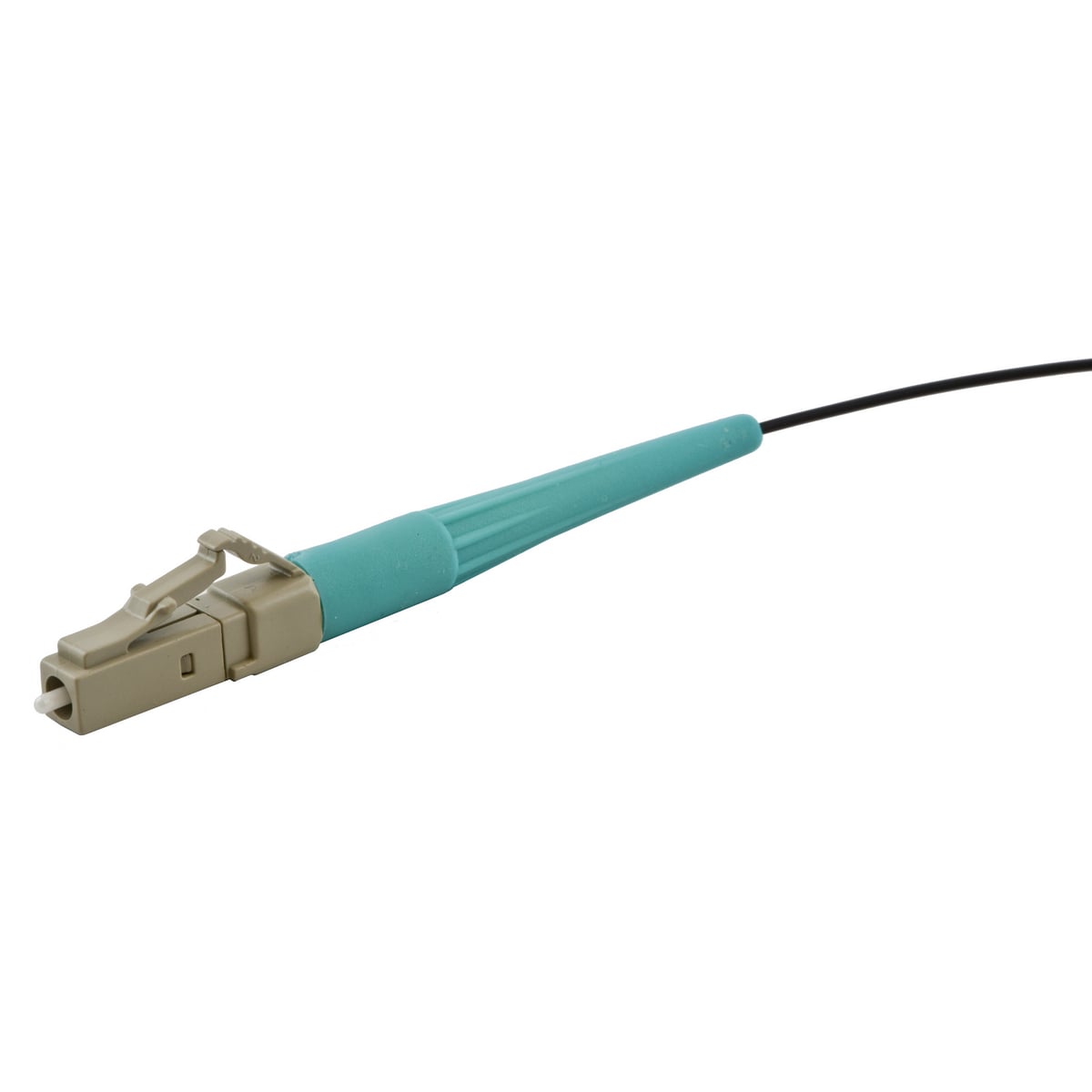 Fiber Optic, Connector, Fusion Splice,LC, OM3, Pre-Polished, 900, Pack of 6.