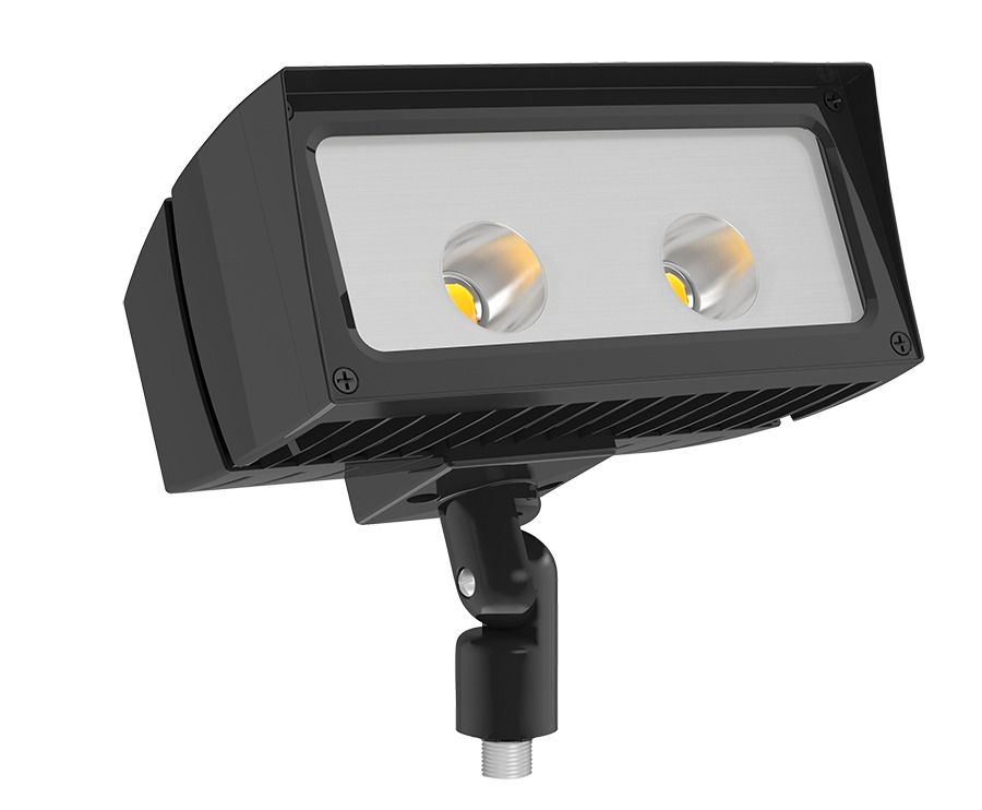 Future Flood, 26W, LED, 4000k, Arm On-Off 4X4, Bronze