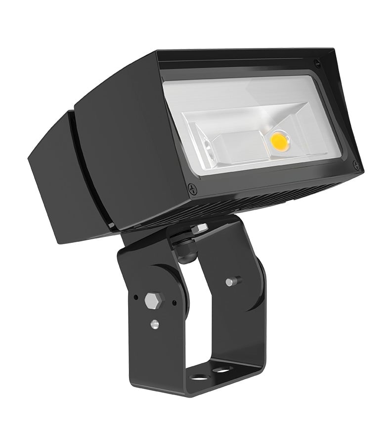 Future Flood, 39W, 5000k, LED Trunnion 120V photocell, Bronze