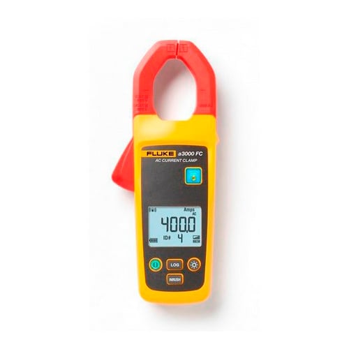 The Fluke 3000 FC Wireless Test Tools are a team and the modules are team players. You connect any of the Fluke Connect Modules to your test point and then view the results on specific Fluke Connect enabled hardware or through Windows software on your PCup to 20 meters (65.6 feet) away. Save time and conduct more tests with less trips. Fluke a3000 FC Wireless AC Current Clamp Module. A fully functional true-rms current clamp meter that wirelessly relays measurements to other Fluke Connect enabled master units, listed below: Fluke 3000 FC DMM  Fluke Ti200/300/400 Infrared Camera  PC via optional pc3000 FC Adapter  Fluke Connect Mobile app