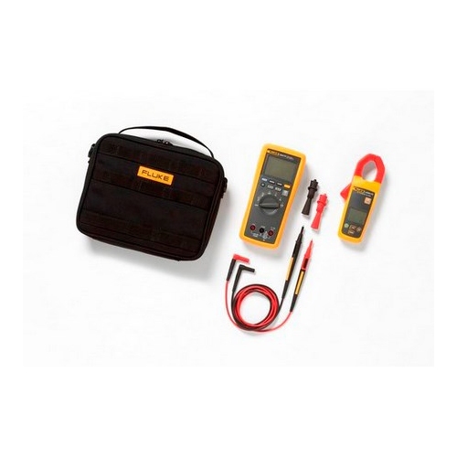 Start building tomorrows test tool system today with the Fluke 3000 FC Digital Multimeter. The new Fluke Connect system of test tools communicates with the new Fluke Connect mobile application on your Android or iOS smart device, allowing you to share live measurements, monitor readings from safe distances, and get your job done easier than ever before. The wireless digital multimeter functions as the mobile hub, displaying readings from up to three module tools simultaneously from up to 20 m away. The Fluke Connect modules also give you the flexibility to build your wireless test tool system how you want when you want. Fluke a3000 FC Kit includes multimeter, ac current clamp module and accessories.