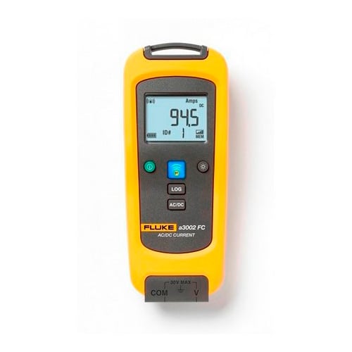 The Fluke 3000 FC Wireless Test Tools are a team and the modules are team players. You connect any of the Fluke Connect Modules to your test point and then view the results on specific Fluke Connect enabled hardware or through Windows software on your PCup to 20 meters (65.6 feet) away. Save time and conduct more tests with less trips. Fluke a3002 FC Wireless AC/DC Current Module. Designed to be used with the i410 or i1010 ac/dc current clamps (not included with module). AC/DC current module that wirelessly relays measurements from the i410 or i1010 clamp accessory to other Fluke Connect enabled master units, listed below: Fluke 3000 FC DMM  Fluke Ti200/300/400 Infrared Camera  PC via optional pc3000 FC Adapter  Fluke Connect Mobile app