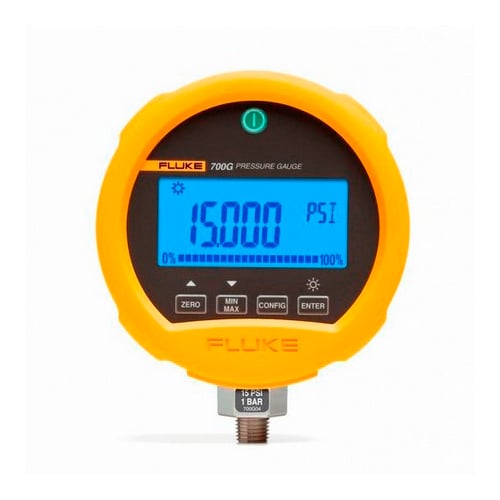 Portable, high-quality round pressure gauge calibrator for fast and accurate calibration test results. Reference, 5000 psig