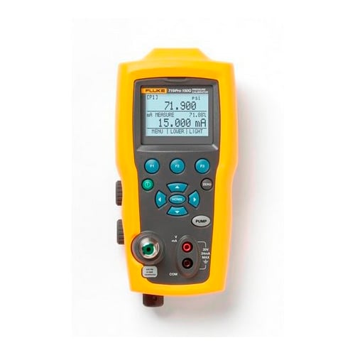 The 719Pro 300 PSIG Electric Pressure Calibrator is the ideal test tool for calibrating high accuracy transmitters, pressure switches and pressure gauges. The 719Pro includes a full functioning loop calibrator that sources, simulates and measures mA signals and more.