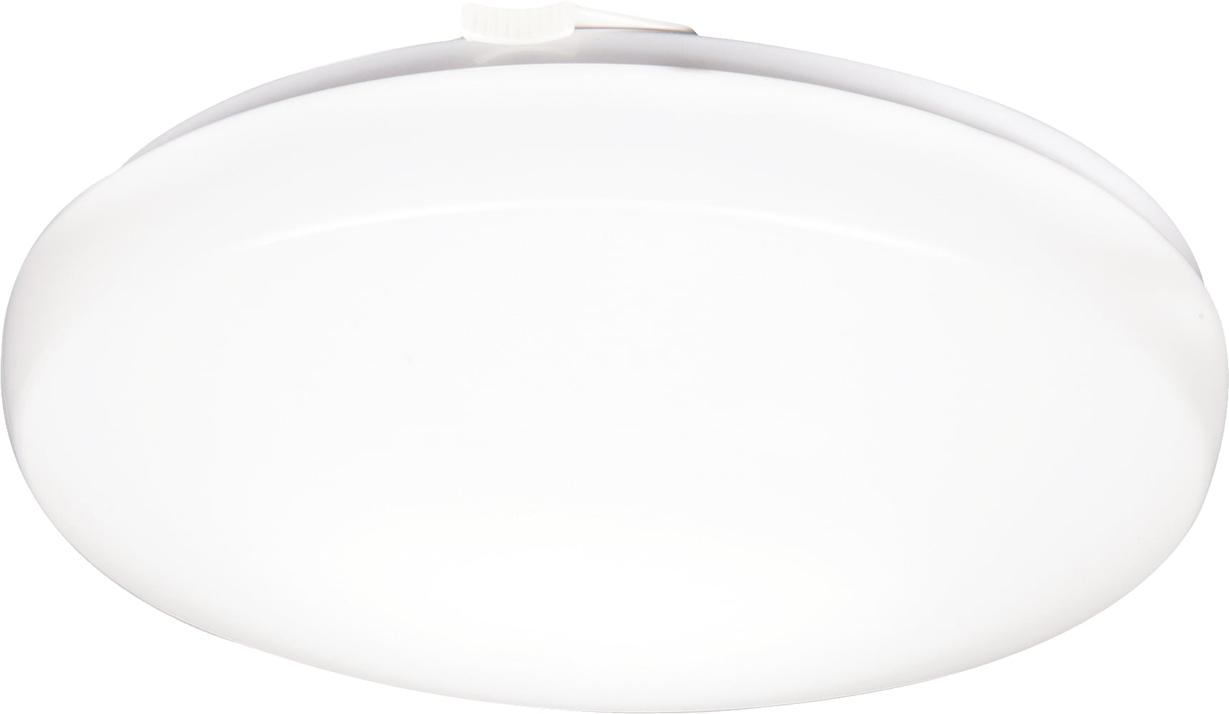With a low-profile, stay-white acrylic diffuser, the FMLRL LED flush mounts provide general illumination for residential and light commercial applications such as kitchens, offices, utility work areas and stairways. They are available in 11" and 14" round luminaires. Hidden cam-latches provide easy diffuser removal for installation and maintenance. Works with most standard incandescent dimmers.