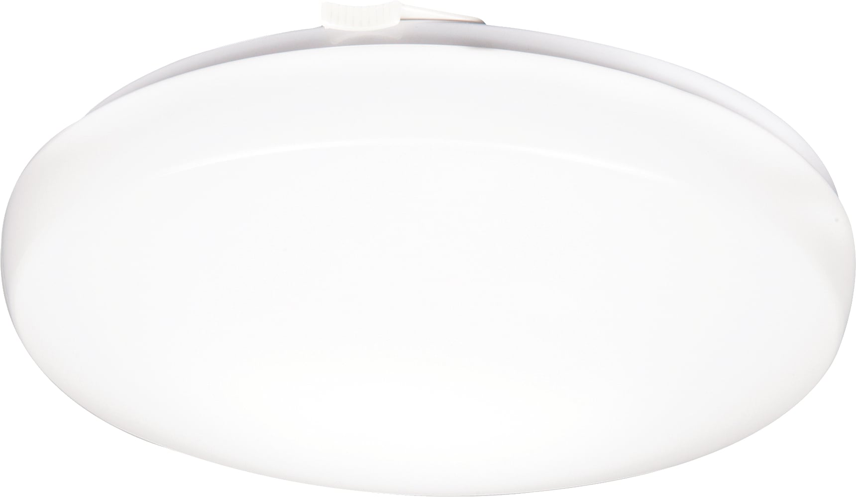 With a low-profile, stay-white acrylic diffuser, the FMLRL LED flush mounts provide general illumination for residential and light commercial applications such as kitchens, offices, utility work areas and stairways. They are available in 11" and 14" round luminaires. Hidden cam-latches provide easy diffuser removal for installation and maintenance. Works with most standard incandescent dimmers.