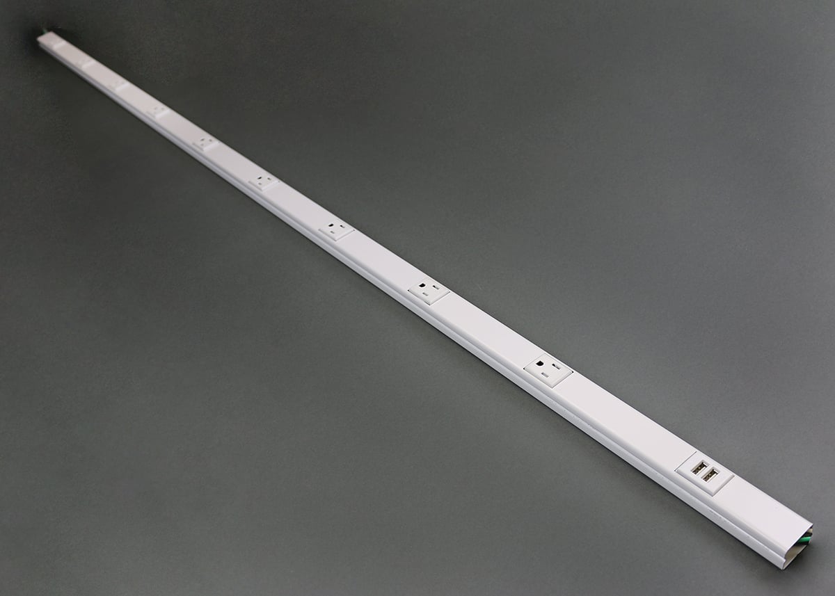 USB PLUGMOLD 6FT GRAY