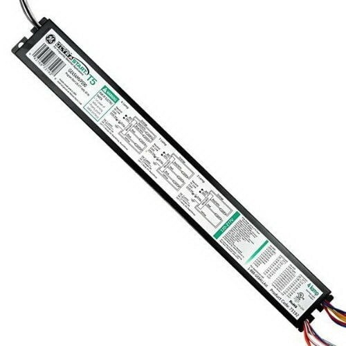 GE454MVPS90-E-S Electronic Fluorescent Ballast, Programmed, High, T5, 50 Hz, 120-277V