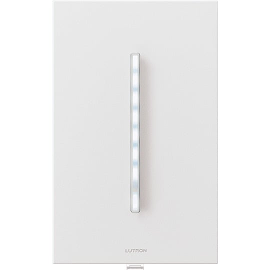 GRAFIK T C.L Dimmer, single-pole dimmer with wallplate, 150W CFL/LED or 600W inc/hal, 120V