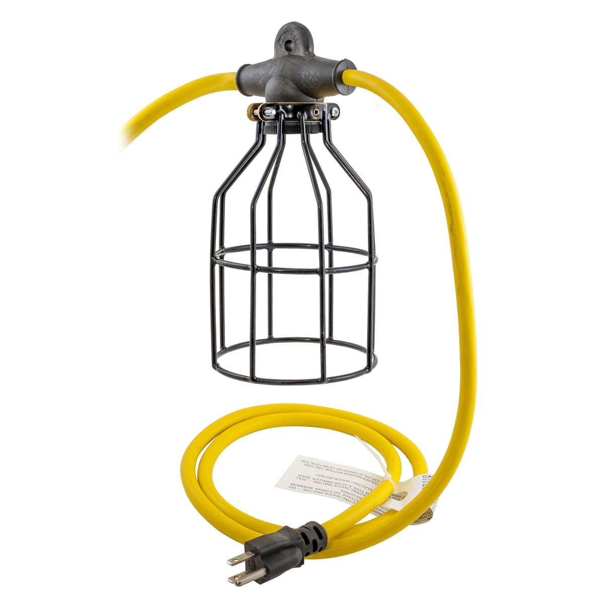 Temporary Lighting Products, 12/3 100' STW Light String, With Metal, 10 Fixtures