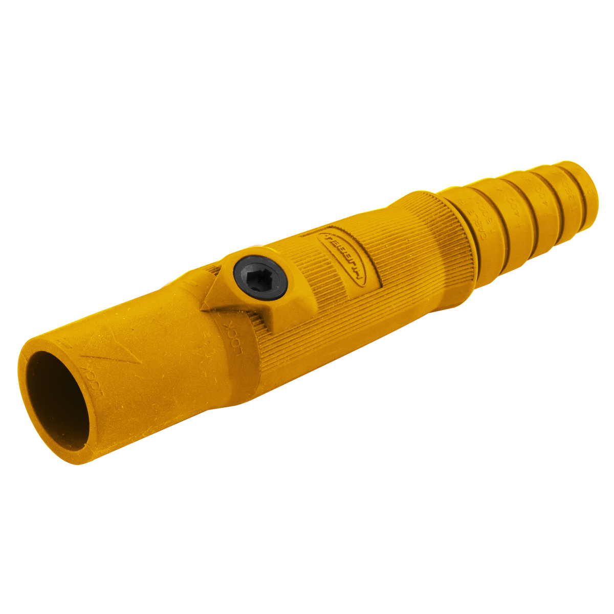 Single Pole Products, Male Plug, 150A 600V AC/DC Max, Orange