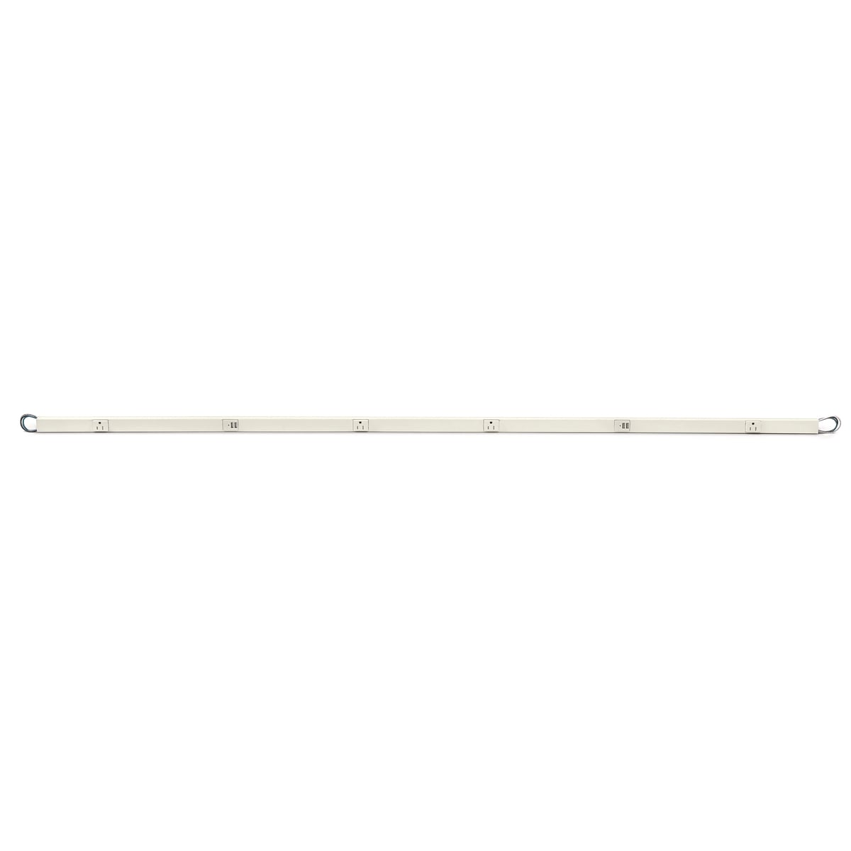 6 Foot Metal PlugTrak, 15 A, Single Circuit