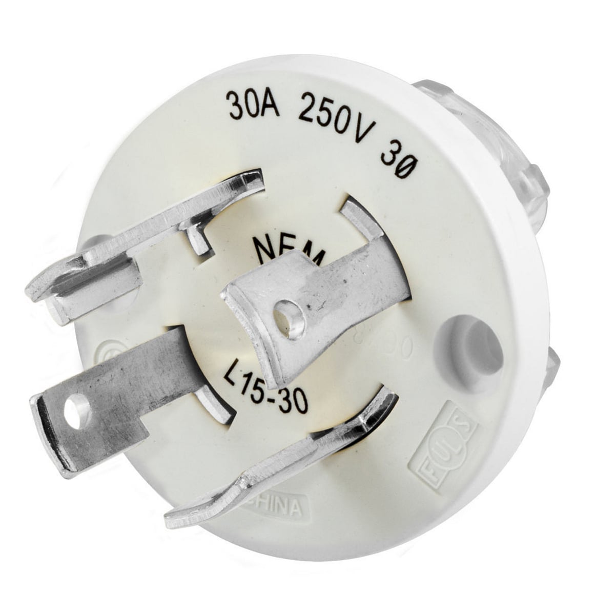 Watertight Devices, Accessories, Replacement Interior, 30A 3 Phase 250V, L15-30P, White