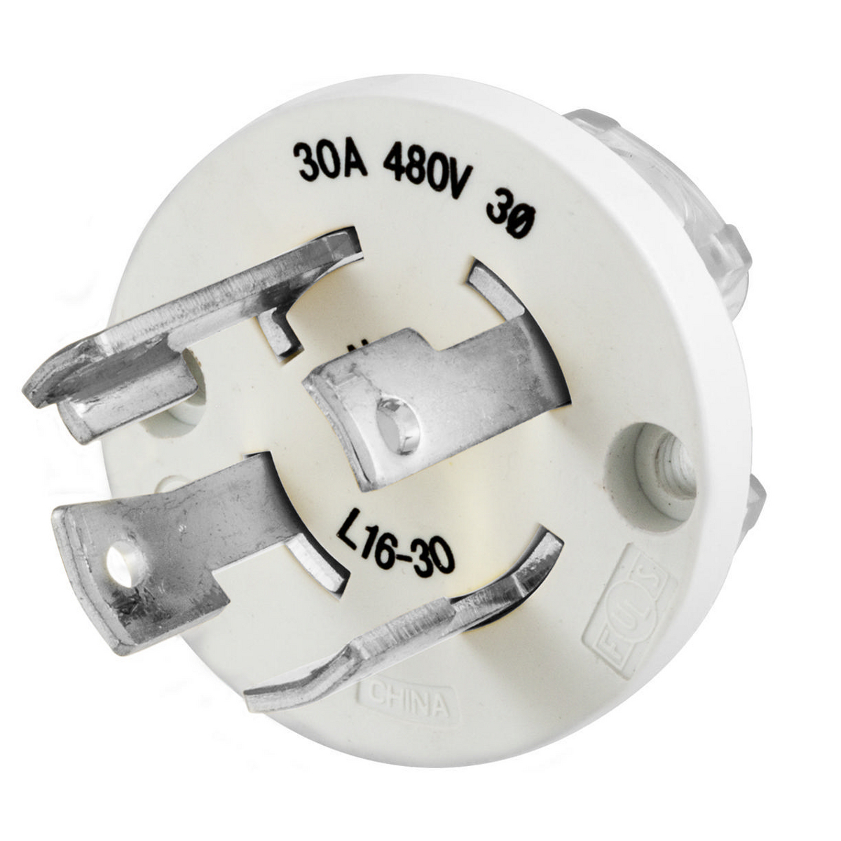 Watertight Devices, Accessories, Replacement Interior, 30A 3 Phase 480V, L16-30P, White