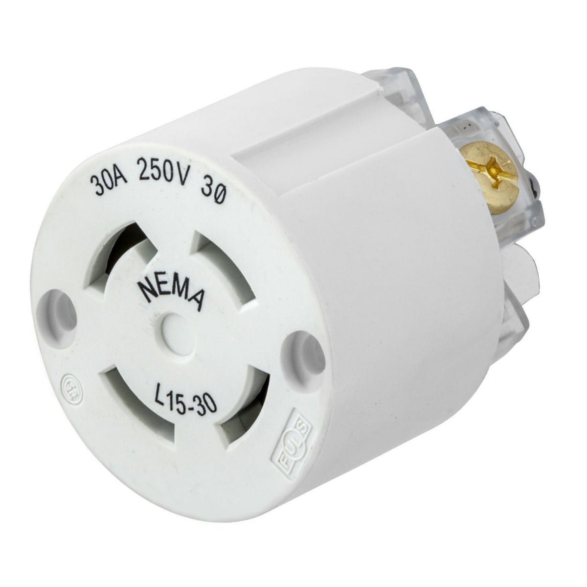 Watertight Devices, Accessories, Replacement Interior, 30A 3 Phase 250V, L15-30R, White