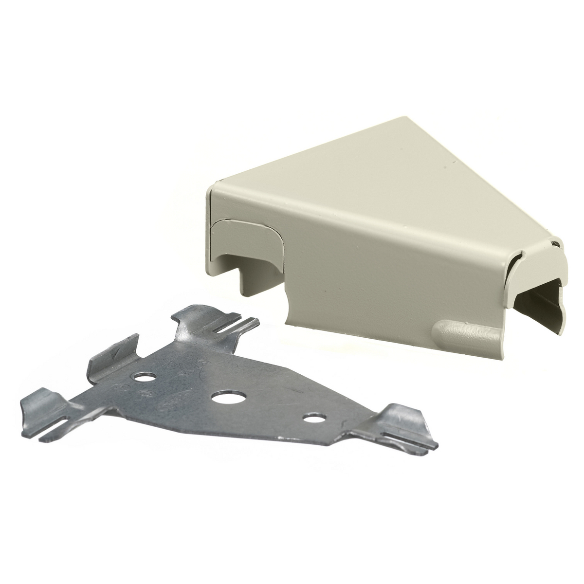 Metal Raceway, Tee Fitting, HBL500/700/750 Series, Ivory