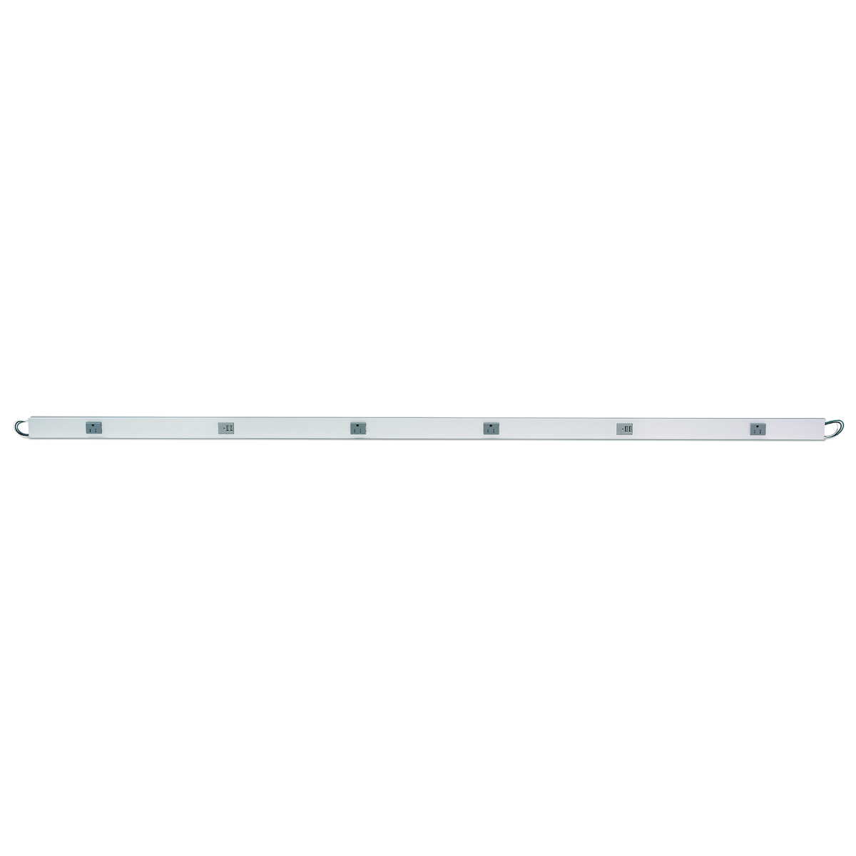 6 Foot Aluminum PlugTrak, 15 A, Single Circuit