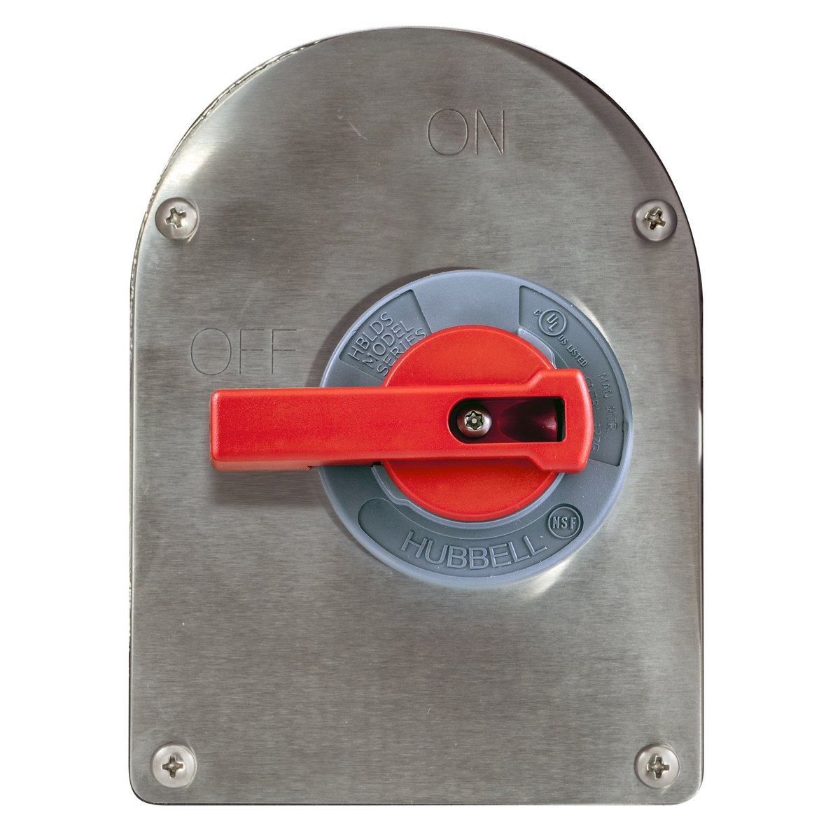 Switched and Lighting Control, SlopedDisconnect  Switches, 30A Replacement Cover, 4X Rated, Stainless Steel